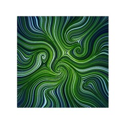 Electric Field Art Xlix Small Satin Scarf (square) by okhismakingart