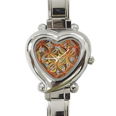 Electric Field Art Xlvii Heart Italian Charm Watch by okhismakingart