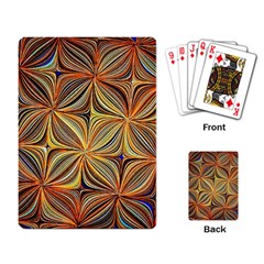 Electric Field Art Xlvii Playing Cards Single Design by okhismakingart