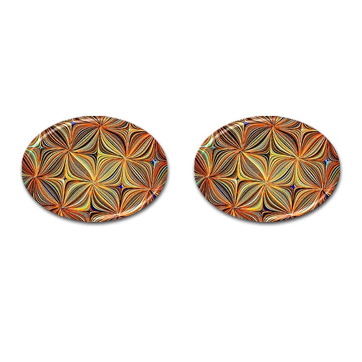 Electric Field Art XLVII Cufflinks (Oval)