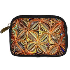 Electric Field Art Xlvii Digital Camera Leather Case by okhismakingart