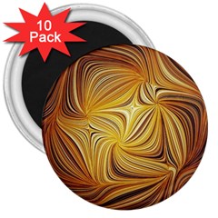 Electric Field Art L 3  Magnets (10 Pack)  by okhismakingart