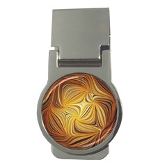 Electric Field Art L Money Clips (round)  by okhismakingart