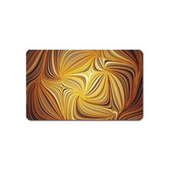 Electric Field Art L Magnet (name Card) by okhismakingart