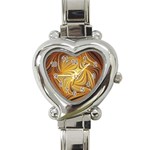 Electric Field Art L Heart Italian Charm Watch Front