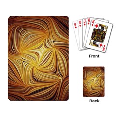 Electric Field Art L Playing Cards Single Design by okhismakingart