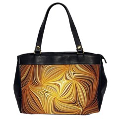 Electric Field Art L Oversize Office Handbag (2 Sides) by okhismakingart