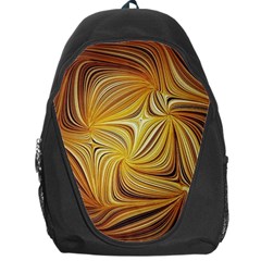 Electric Field Art L Backpack Bag by okhismakingart