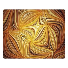 Electric Field Art L Double Sided Flano Blanket (large)  by okhismakingart