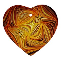 Electric Field Art Li Ornament (heart) by okhismakingart