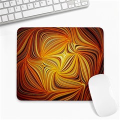 Electric Field Art Li Large Mousepads by okhismakingart