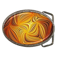 Electric Field Art Li Belt Buckles by okhismakingart