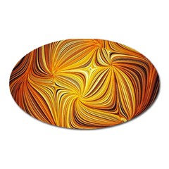 Electric Field Art Li Oval Magnet by okhismakingart