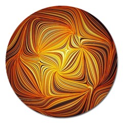 Electric Field Art Li Magnet 5  (round) by okhismakingart