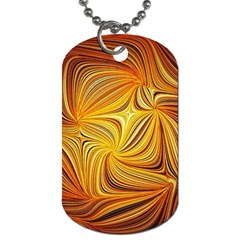 Electric Field Art Li Dog Tag (one Side) by okhismakingart