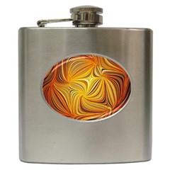 Electric Field Art Li Hip Flask (6 Oz)