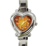 Electric Field Art LI Heart Italian Charm Watch Front