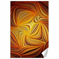 Electric Field Art Li Canvas 24  X 36  by okhismakingart