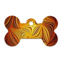 Electric Field Art Li Dog Tag Bone (two Sides)