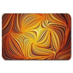 Electric Field Art Li Large Doormat  by okhismakingart