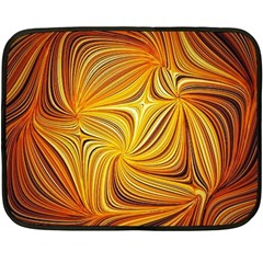 Electric Field Art Li Fleece Blanket (mini) by okhismakingart