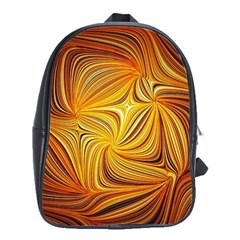 Electric Field Art Li School Bag (large) by okhismakingart