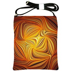 Electric Field Art Li Shoulder Sling Bag by okhismakingart