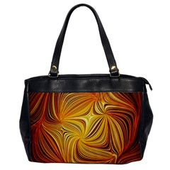 Electric Field Art Li Oversize Office Handbag by okhismakingart