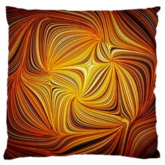 Electric Field Art Li Large Cushion Case (one Side) by okhismakingart