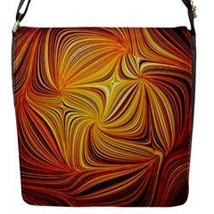 Electric Field Art Li Flap Closure Messenger Bag (s) by okhismakingart