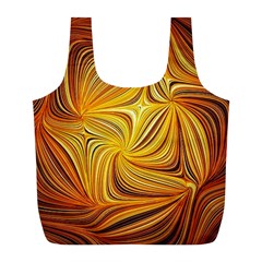 Electric Field Art Li Full Print Recycle Bag (l) by okhismakingart