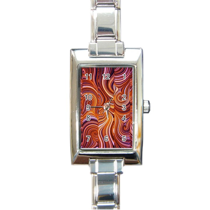 Electric Field Art LIII Rectangle Italian Charm Watch