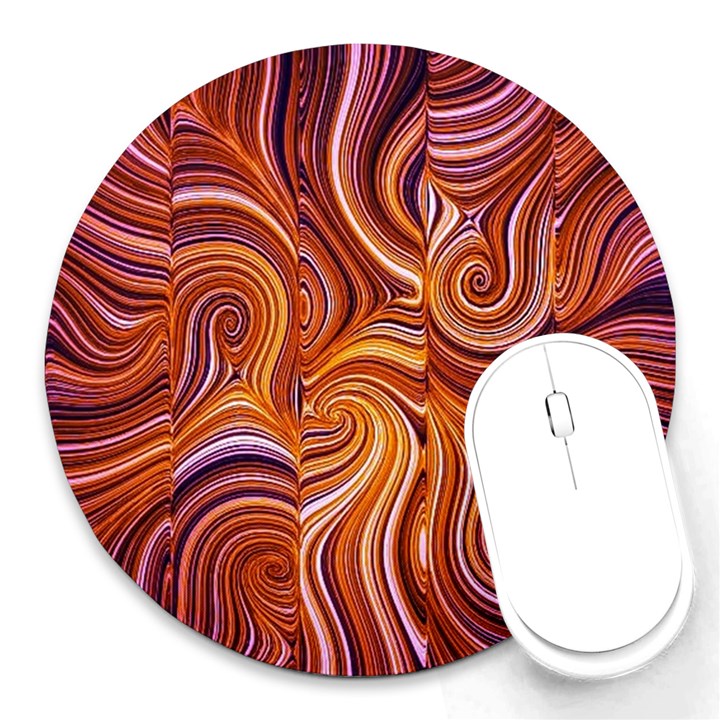 Electric Field Art LIII Round Mousepads