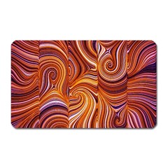 Electric Field Art Liii Magnet (rectangular) by okhismakingart