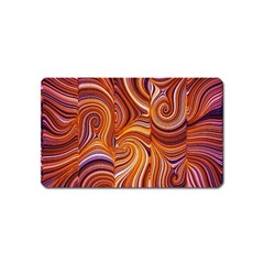 Electric Field Art Liii Magnet (name Card) by okhismakingart