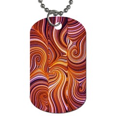 Electric Field Art Liii Dog Tag (two Sides) by okhismakingart