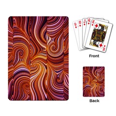 Electric Field Art Liii Playing Cards Single Design by okhismakingart