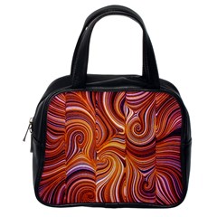 Electric Field Art Liii Classic Handbag (one Side) by okhismakingart