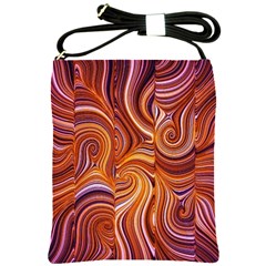 Electric Field Art Liii Shoulder Sling Bag by okhismakingart