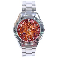 Electric Field Art Liii Stainless Steel Analogue Watch by okhismakingart