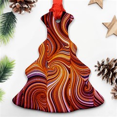 Electric Field Art Liii Ornament (christmas Tree)  by okhismakingart