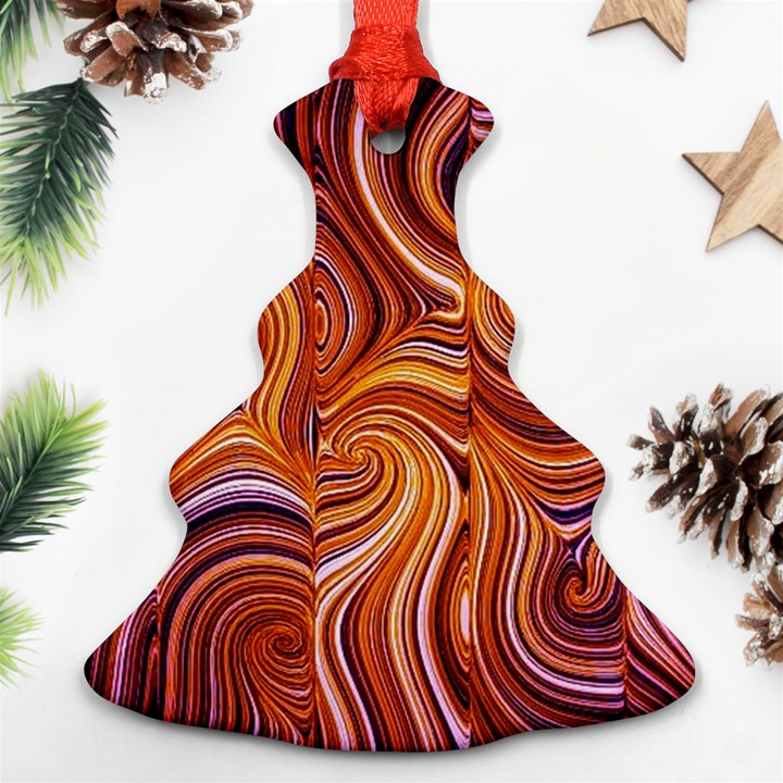 Electric Field Art LIII Christmas Tree Ornament (Two Sides)