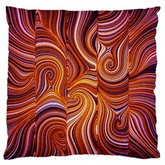 Electric Field Art Liii Standard Flano Cushion Case (one Side) by okhismakingart