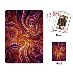 Electric Field Art Liv Playing Cards Single Design by okhismakingart