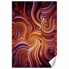 Electric Field Art Liv Canvas 20  X 30  by okhismakingart