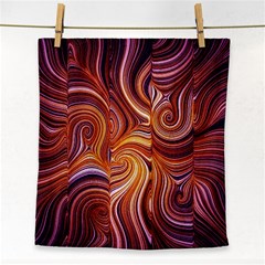 Electric Field Art Liv Face Towel by okhismakingart