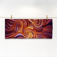 Electric Field Art Liv Hand Towel by okhismakingart