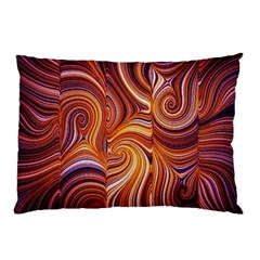 Electric Field Art Liv Pillow Case by okhismakingart