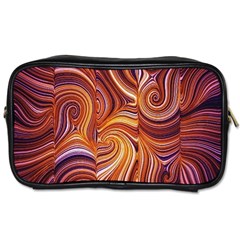 Electric Field Art Liv Toiletries Bag (one Side) by okhismakingart