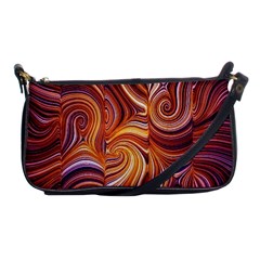 Electric Field Art Liv Shoulder Clutch Bag by okhismakingart